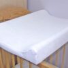 Baby Nellys Froté potah na přebalovací podložku, 60cm x 80cm – bílý