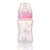 BabyOno Antikoliková lahev se širokým hrdlem, 240 ml – růžová