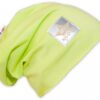 Bavlněná čepička Baby Nellys ® – limetka, vel. 48 – 52 cm
