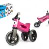 Odrážedlo FUNNY WHEELS Rider Sport růžové  2v1, výška sedla 28/30cm nosnost 25kg 18m+