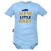 Body krátký rukáv Dejna New little Baby – Boy, modré, vel. 86
