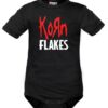 Body krátký rukáv Dejna Korn Flakes – černé, vel. 80