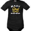 Body krátký rukáv Dejna Easy Rider – černé, vel. 74