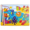 Bigjigs dřevěné magnetické puzzle – mořský svět