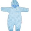 Baby Nellys Kombinézka/overálek Minky, zateplená – sv. modrá, vel. 68