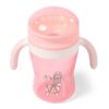 BabyOno Nekapající hrneček 360° s úchyty, 240 ml – růžová