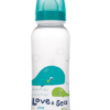 Canpol babies Lahvička s potiskem 250 ml Love&Sea – tyrkysová