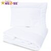 Peřinka a polštář do postýlky 135×90+40×60 Baby Nellys – bílé