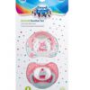 Sada 2 ks symetrických dudlíků, 6 – 18 m, Canpol Babies – Little flower, Cupcake