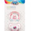 Sada 2 ks anatomických dudlíků, 18 m+, Canpol Babies – Little flower, Ptáček
