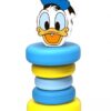 Dřevěné chrastítko Disney, Kačer Donald, 5 x 5 x 12 cm