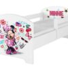 BabyBoo Dětská postel s pěnovou matrací Disney 140 x 70 cm – Minnie Music, bílá