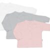 Baby Nellys Kojenecká dívčí sada košilka,kabátek BASIC – 3 ks, vel. 68
