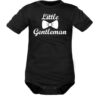 DEJNA Body krátký rukáv Little Gentleman, vel. 80 – černé