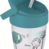 Lovi hrneček se slámkou Lovely Boy – Junior, 12m+,  zeleno/šedý, 250ml