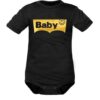 DEJNA Body krátký rukáv Baby – černé