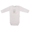 Mamatti Dětské bavlněné body Louka – šedé