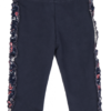 Mamatti Kojenecké legíny s lampasy, Flowers – granátové, vel. 80