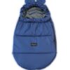 Baby Nellys nepromokavý fusak s oušky MIKI, fleece Velvet 90 x 50 cm – granát