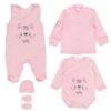 MBaby 5D Soupravička do porodnice – My Kitty, růžová, vel. 62