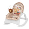 Lorelli Lehátko, houpačka pro kojence Enjoy – Beige Foxy