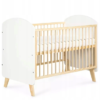 Klups Postýlka Charlie 120×60 – bílá, sosna