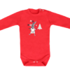 Mamatti Kojenecké body Christmas Ho, ho, ho – červené, vel. 80