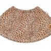 BABY NELLYS Dětská sukně Gepard – hnědá