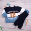 K-Baby Tepláková souprava College – granát/modrá, vel. 86