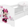 BabyBoo Dětská postel Disney – Minnie Paris – bílá, s matrací, 160 x 80 cm + šuplík