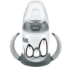 NUK Hrneček First Choice s úchyty Tučňáci – šedá, 6 – 18 m+