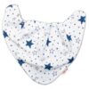 Baby Nellys Dětský šátek na krk Galaxie, bílý/granát