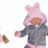 Z&Z Velurová, semišková čepička s oušky Teddy, sv . růžová, vel. 68/74