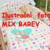 Darland Mantinel s povlečení do postýlky MIX  VZORŮ – VÝPRODEJ, 120 x 90cm