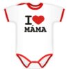 Baby Dejna Body kr. rukáv I love Máma, vel. 74, K19