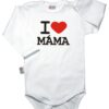 DEJNA Body dlouhý rukáv, vel. 86, I love máma – bílé, K19