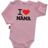 Baby Dejna Body dl. rukáv Kolekce I Love Máma, růžové, vel. 68, K19