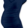 JOŽÁNEK Těh. tričko MINI rukáv s výstřihem do V – jeans