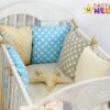 Baby Nellys Mantinel Be Love Lux polštářkový s povlečením vzor č. 1