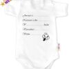 Baby Nellys Body kr. rukáv vel. 86, bílé – Narodil/a jsem se…