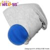 Baby Nellys Bavlněná čepice Bubble – modrá