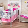 Baby Nellys Mega sada Be LOVE – Hvězdičky granát/růžová