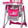 Jídelní židlička Coto Baby Mambo 2019  Hot Pink – Sloníci