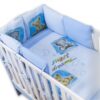 Baby Nellys Povlečení s polštářkovým mantinelem Sweet Dreams by TEDDY – modrý