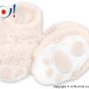 Botičky/ponožtičky YO ! MEDVÍDEK, vel. 6 – 12m – smetanové