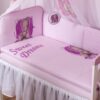 BABY NELLYS Šifónový volánek Sweet Dreams by Teddy – bílý