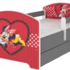BabyBoo Dětská postel Disney s šuplíkem – Minnie Srdíčko, D19