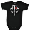 Baby Dejna Body krátký rukáv RED HEART – černé, vel. 86
