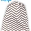 BIO čepička NICOL MEDVÍDEK – zig zag v hnědé