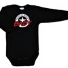 Baby Dejna Body ROCK STAR BABY dlouhý rukáv – černé, vel. 86